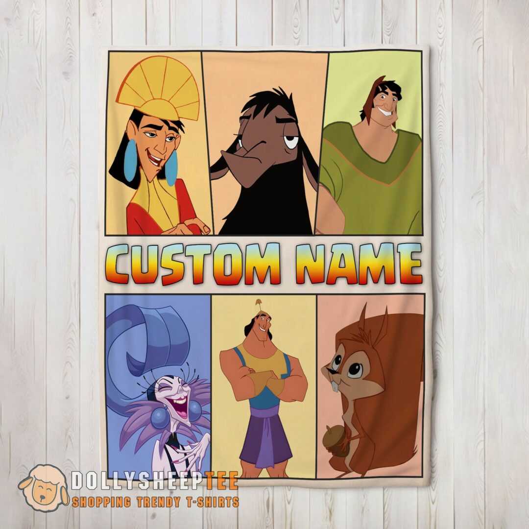 Awesome Disney The Emperor's New Groove Blanket Fleece Customized Blanket