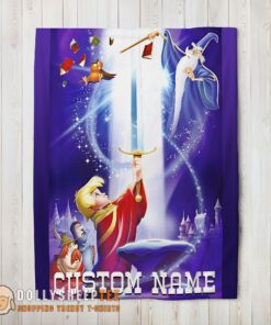 Awesome Disney The Sword In The Stone Legendary Blanket Fleece Customized Blanket
