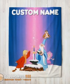 Awesome Disney The Sword In The Stone Magic And Wonder Blanket Fleece Customized Blanket