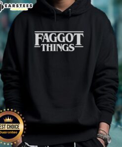 Stylish Awesome Faggot Things Hoodie in vibrant colors, perfect for casual wear and expressing individuality.
