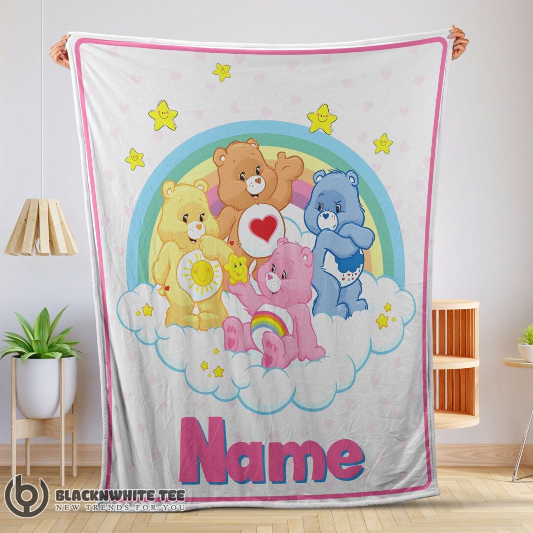 Awesome Good Nelvana The Care Bears Family Fleece Blanket Customize Blanket