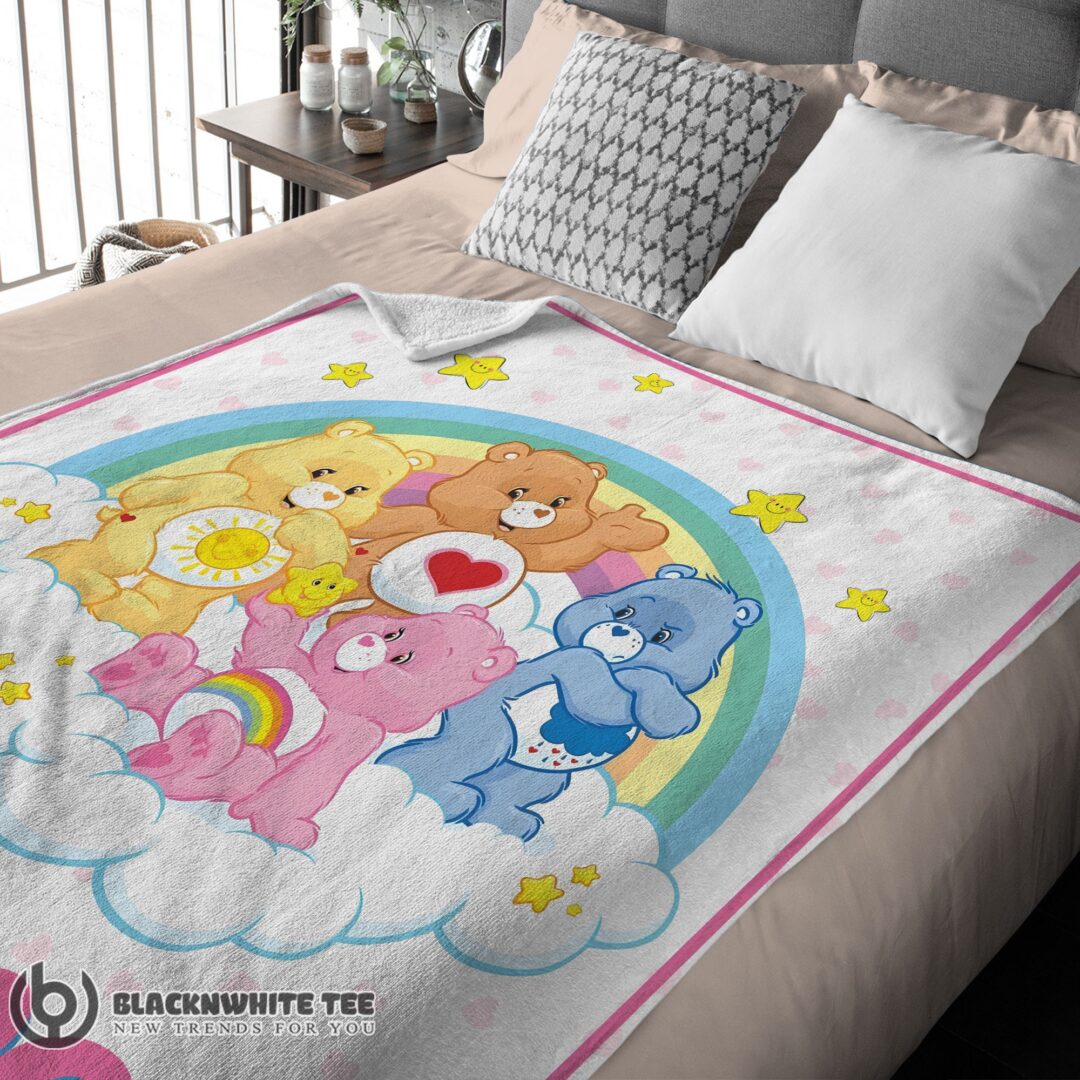 Awesome Good Nelvana The Care Bears Family Fleece Blanket Customize Blanket