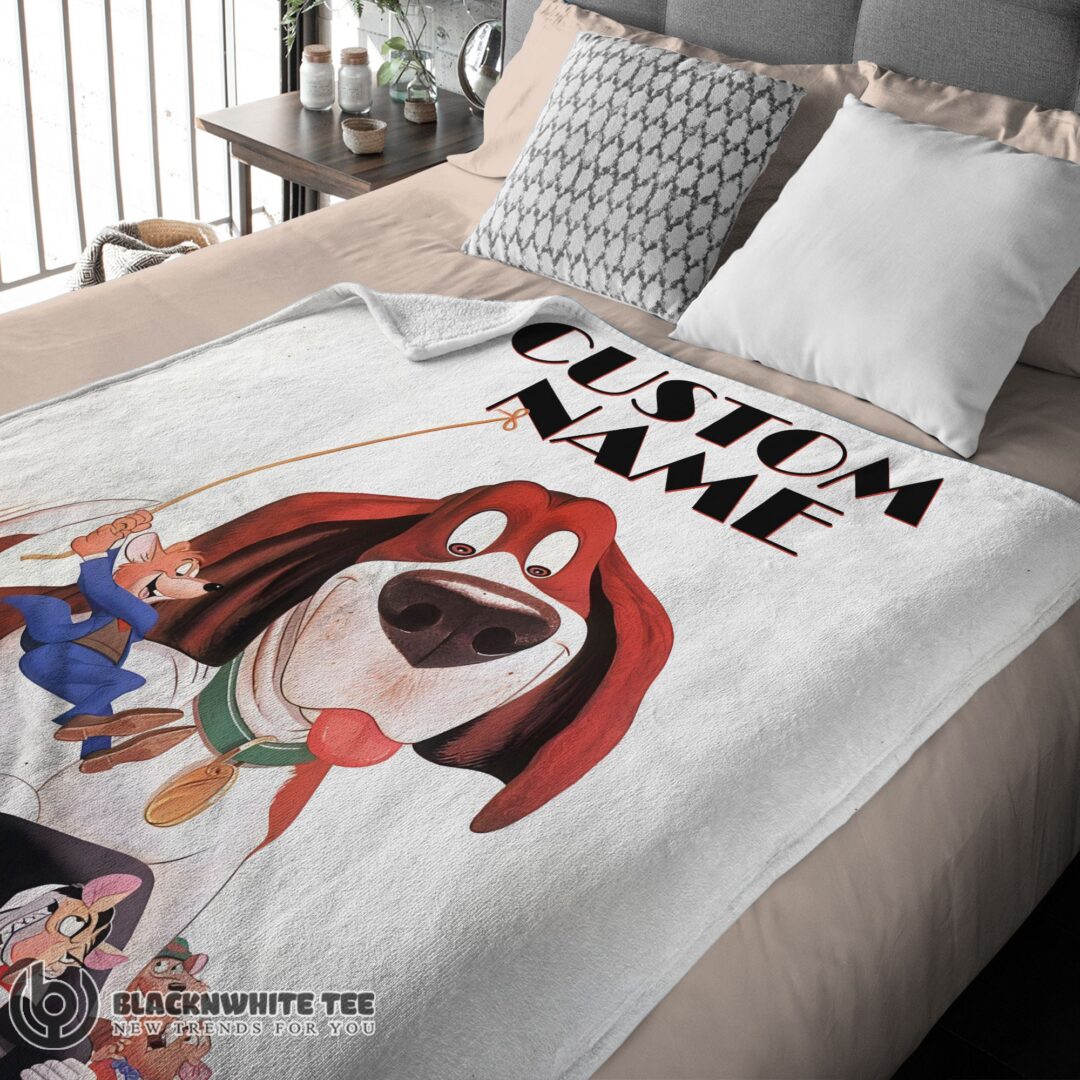 Awesome Good Personalized The Great Mouse Detective With Friends Blanket Fleece Customized Blanket-mk- (4)