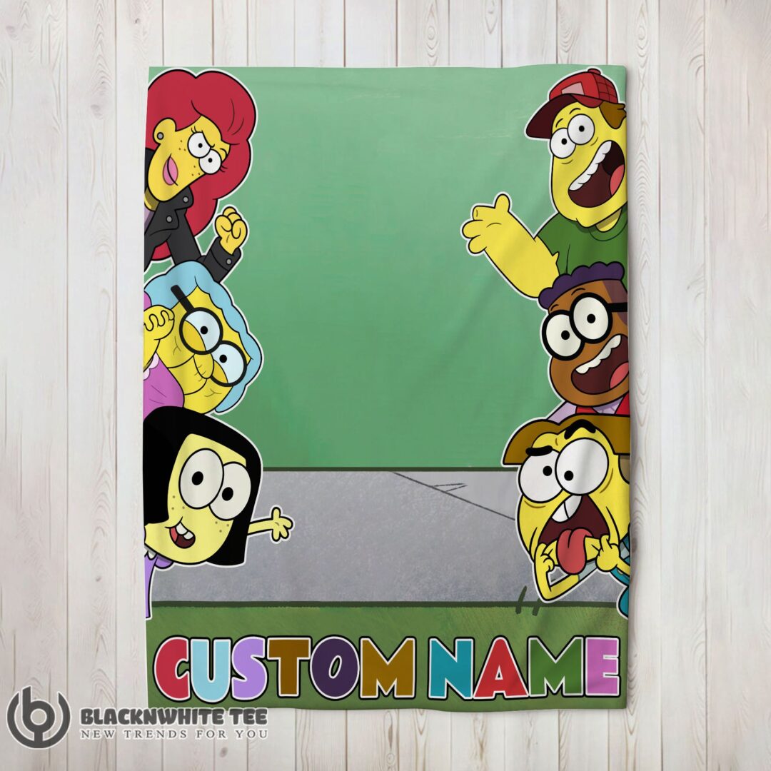 Awesome Happy Disney Big City Greens Peeking Family Blanket Fleece Customized Blanket-mk-01 (2)