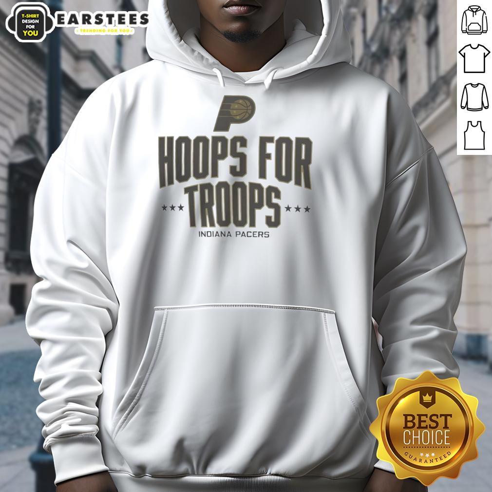 awesome-hoops-for-troops-indiana-pacers-basketball-hoodie Awesome Hoops for Troops Indiana Pacers basketball hoodie featuring team colors and logo, perfect for fans.