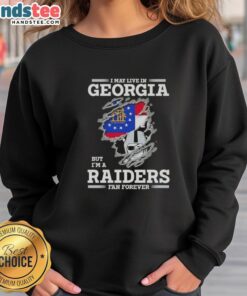 Awesome sweatshirt for Raiders fans living in Georgia, showcasing team pride and stylish comfort.