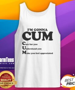 Trendy 'Awesome I'm Gonna Cum 2025' tank top design featuring bold lettering on a stylish background.