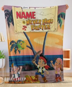 Awesome Jake And The Never Land Pirates Blanket Fleece Customized Blanket