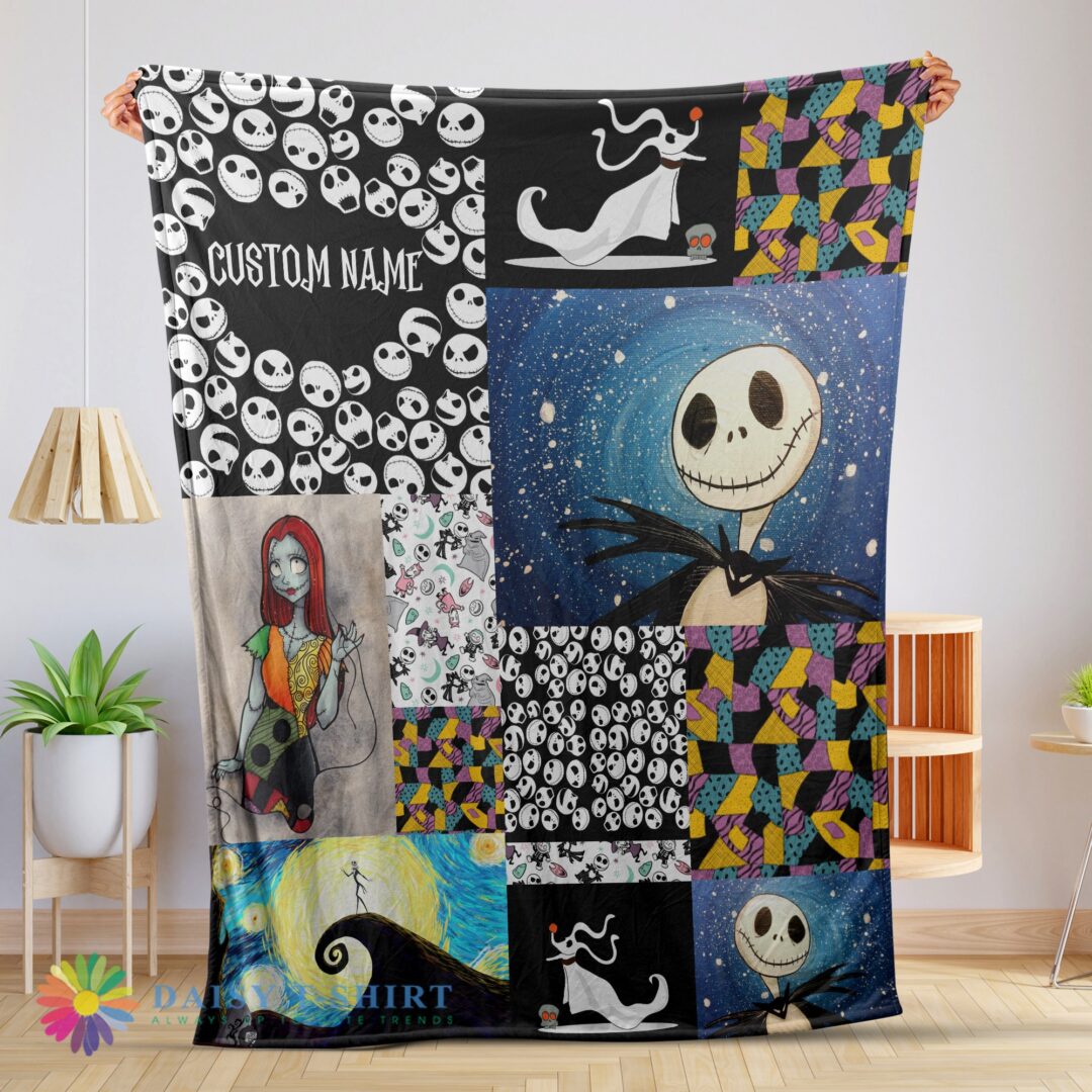 Awesome Official The Nightmare Before Christmas Jack Skellington Sally Zero Halloween Custo-mk-01 (1)