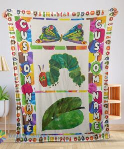 Awesome Official The Very Hungry Caterpillar Blanket Fleece Customized Blanket