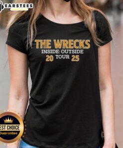 Awesome Official The Wrecks Inside Our Side Tour 2025 Ladies Tee featuring vibrant design and stylish fit for fans.