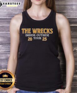Awesome Official The Wrecks Inside Our Side Tour 2025 tank top featuring vibrant design and band logo.