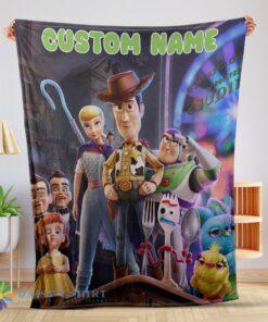 Awesome Official Toy Story 4 Poster Blanket Fleece Customized Blanket