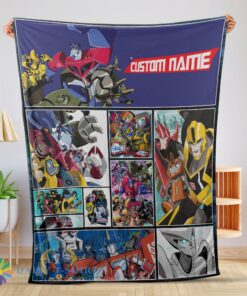 Awesome Official Transformers Animated Characters Blanket Fleece Customized Blanket