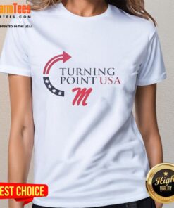 Awesome Ole Miss Rebels X Freedom Turning Point Usa Charlie Kirk T-Shirt - Image 3