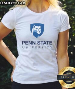 Awesome Penn State University Nittany Lions ladies tee featuring vibrant team colors and logo, perfect for fans.