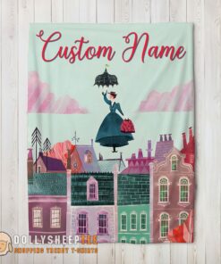 Awesome Perfect Mary Poppins Film Classic Movie Blanket Fleece Customized Blanket