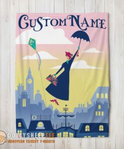Awesome Perfect Mary Poppins Returns Holiday Blanket Fleece Customized Blanket