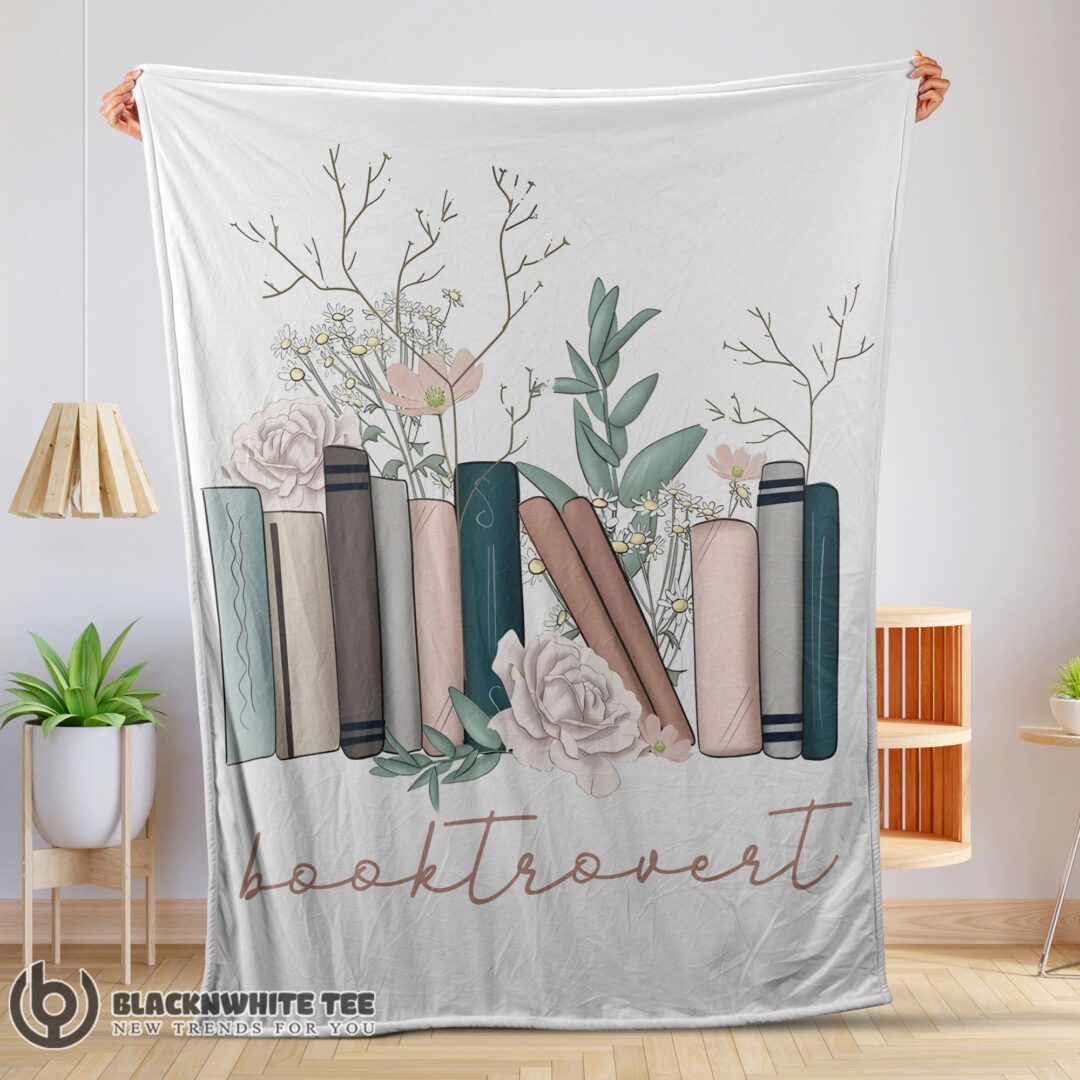Awesome Perfect Vintage Floral Book Lover Blanket Fleece