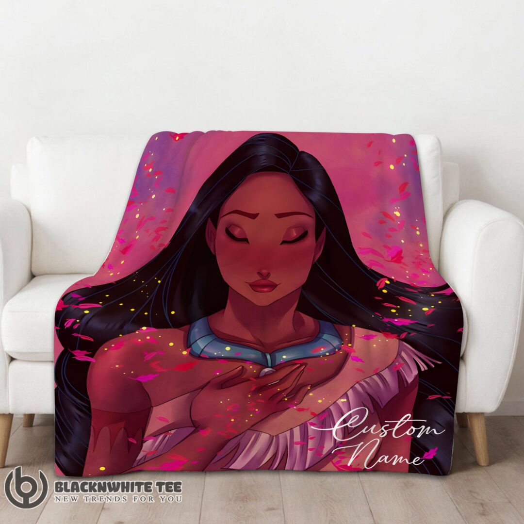 Awesome Perfect Whispers Of The Wind Pocahontas Colors Of The Wind Blanket Fleece Customized Blanket-mk-