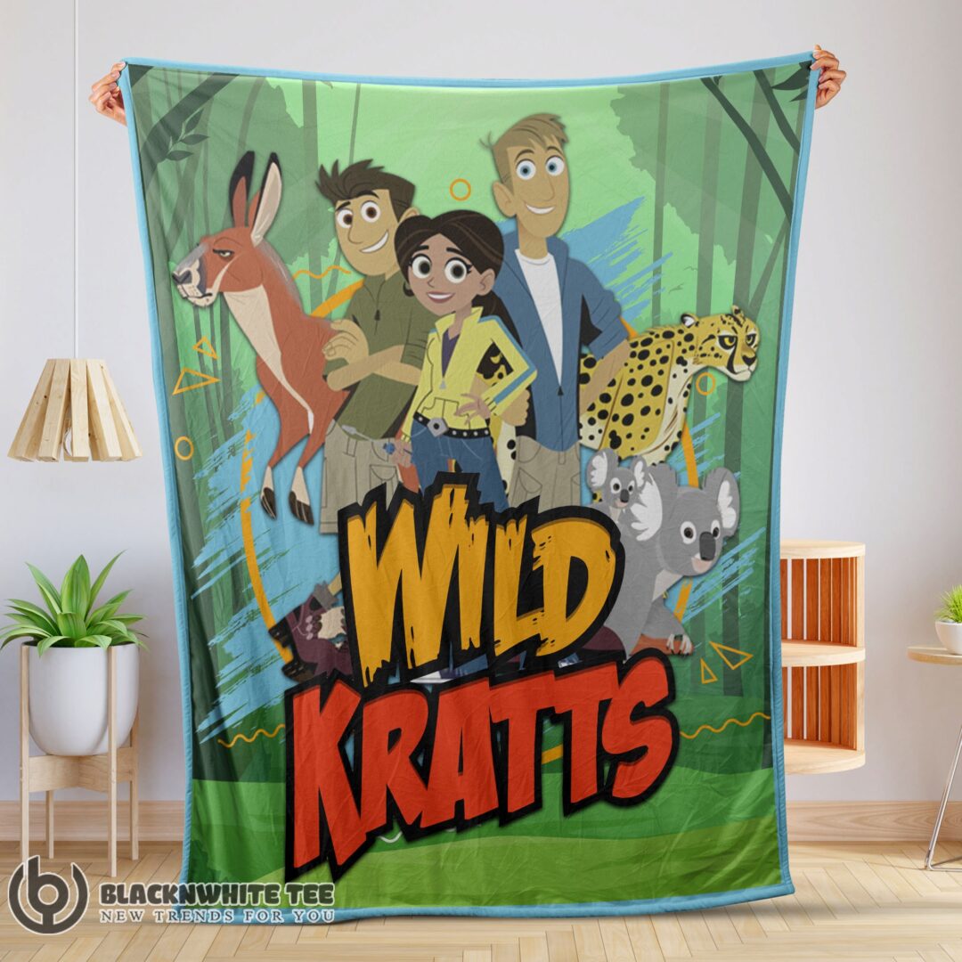 Awesome Perfect Wild Kratts Adventure Blanket Fleece