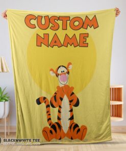 Awesome Perfect Winnie The Pooh Tigger Blanket Fleece Customized Blanket