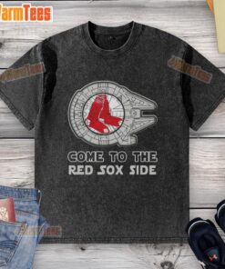 Awesome Star Wars Boston Red Sox side-washed t-shirt featuring iconic designs for fans and collectors.