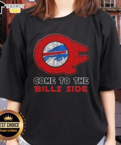 Buffalo Bills ladies tee featuring an awesome Star Wars design, perfect for fans and game day attire.