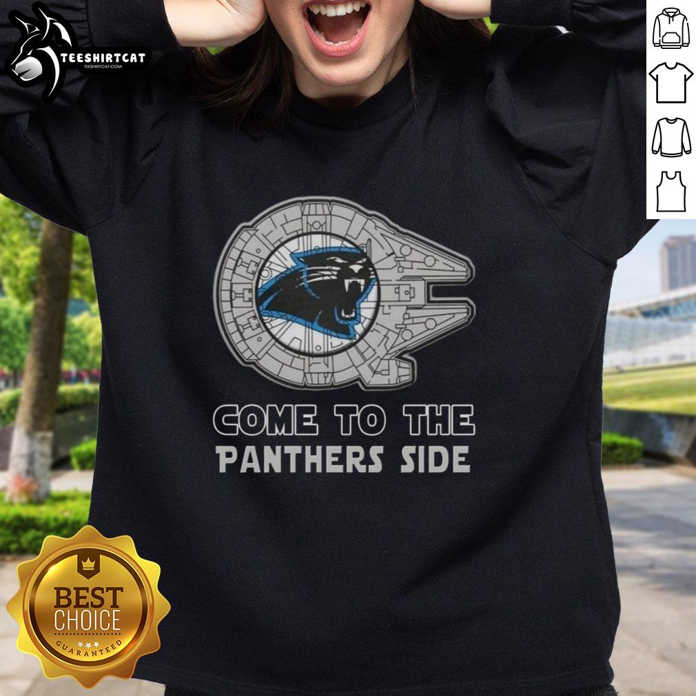 awesome-star-wars-come-to-the-carolina-panthers-side-sweatshirt Awesome Star Wars Come to the Carolina Panthers Side Sweatshirt featuring a unique design for fans and collectors.