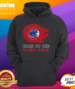 Awesome Star Wars Come to the Chicago Cubs Side Hoodie featuring vibrant graphics and team colors for fans.