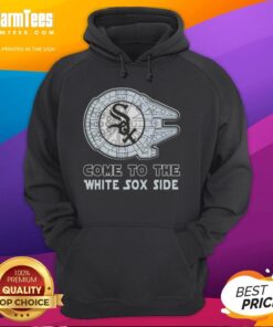 Awesome Star Wars Come to the Chicago White Sox Side Hoodie featuring iconic graphics and team colors.