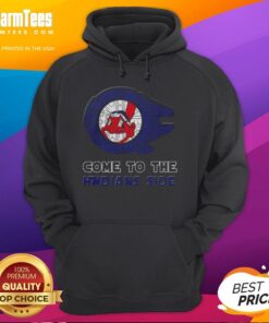 Awesome Star Wars Cleveland Indians Side Hoodie featuring iconic designs, perfect for fans and stylish sportswear.