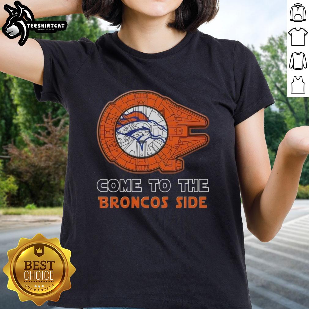 awesome-star-wars-come-to-the-denver-broncos-side-ladies-tee Awesome Star Wars Come to the Denver Broncos Side Ladies Tee featuring a stylish design for fans of both franchises.