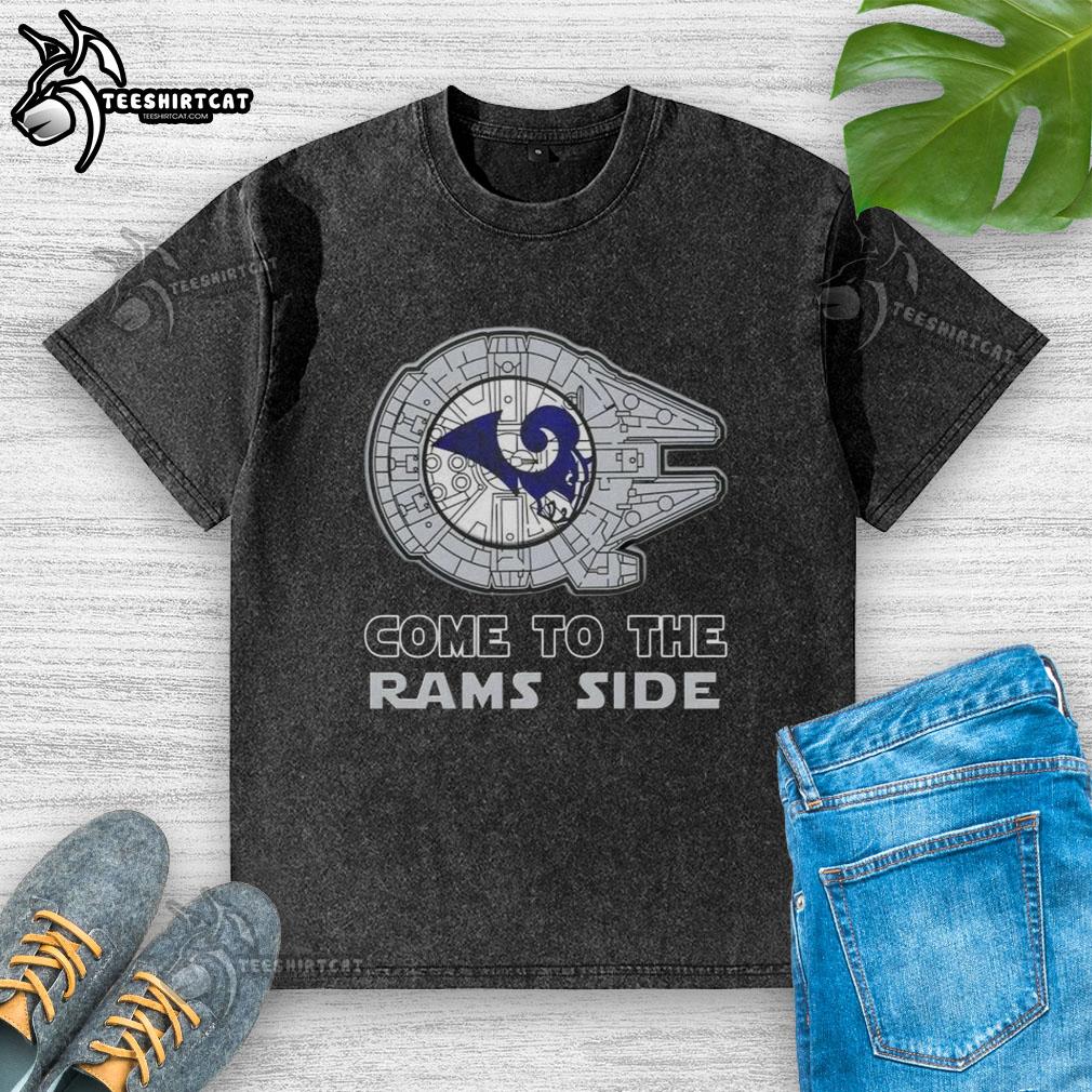 awesome-star-wars-come-to-the-los-angeles-rams-side-washed-t-shirt Awesome Star Wars Los Angeles Rams side washed t-shirt featuring iconic designs and vibrant colors for fans.