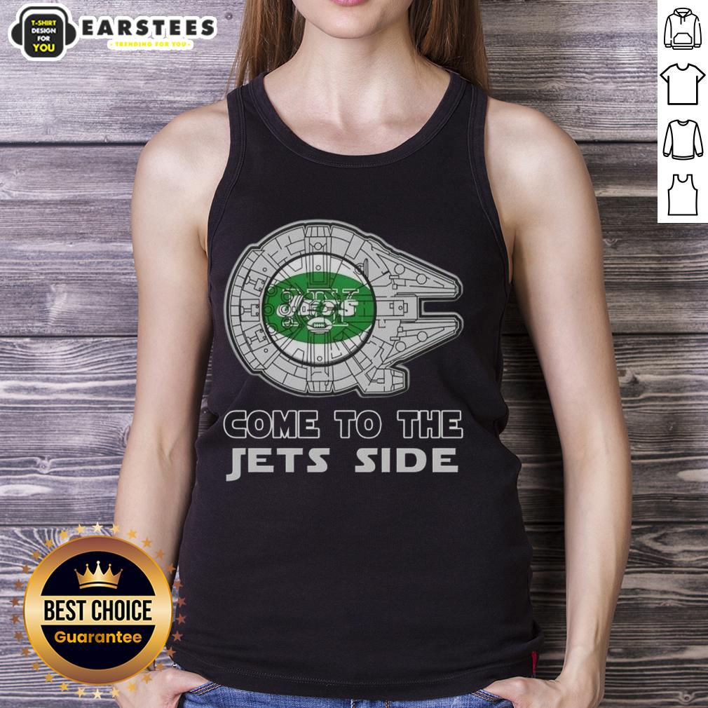 awesome-star-wars-come-to-the-new-york-jets-side-tank-top Awesome Star Wars-themed New York Jets side tank top featuring iconic characters for fans and sports enthusiasts.