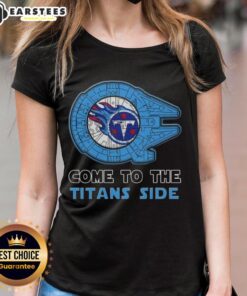 Awesome Star Wars ladies tee for Tennessee Titans fans, featuring a stylish design perfect for game day.