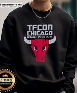 Alt Text: Awesome TFCon Chicago Bulls sweatshirt for October 24-26, 2025, featuring vibrant designs and cozy fit.