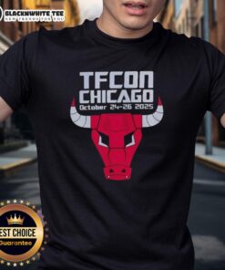Awesome Tfcon Chicago Bulls T-Shirt for October 24-26, 2025 event featuring vibrant design and team logo.