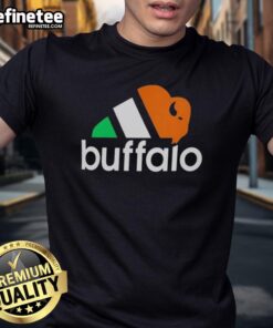 Awesome Buffalo Bills logo parody T-shirt showcasing a city with three seasons design, perfect for fans and collectors.