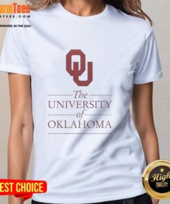 Awesome The University of Oklahoma Ladies Tee - stylish and comfortable women's t-shirt featuring OU logo.