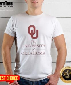 Awesome The University of Oklahoma T-Shirt featuring the school's logo and vibrant colors, perfect for fans and students.