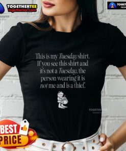 Alt Text: Awesome Tuesday shirt for ladies featuring a fun graphic design perfect for casual wear on Tuesdays.