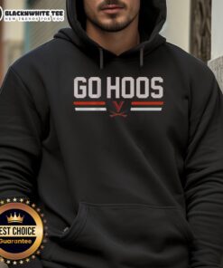 Awesome Virginia Cavaliers Football Go Hoos Stripes Logo Hoodie featuring vibrant team colors and stylish design.