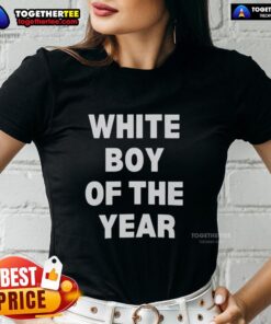 Alt Text: Awesome White Boy of the Year 2025 Ladies Tee featuring vibrant design and comfortable fit for stylish women.