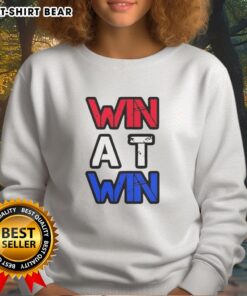 Awesome Win at Win Sweatshirt in navy blue, featuring a bold graphic design, perfect for casual and sporty outfits.
