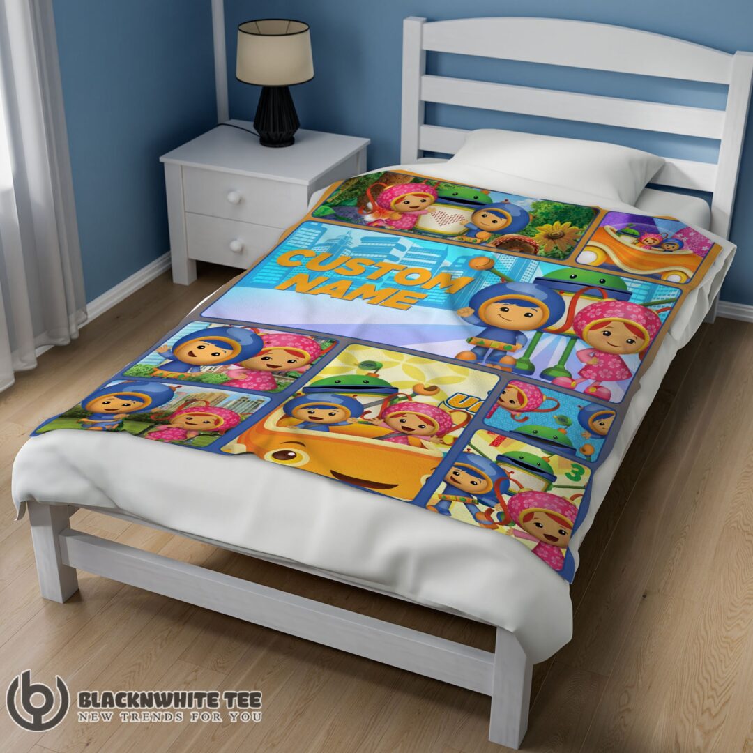 Cartoon Team Umizoomi Cute Blanket Fleece Customized Premium Blanket