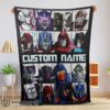 Cartoon Transformers Characters Blanket Fleece Customized Premium Blanket