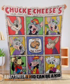 Chuck E. Cheese’s Where A Kid Can Be A Kid Blanket Fleece
