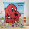 Hot Top Clifford’s Puppy Days Emily Elizabeth Beach Blanket Fleece Customized Blanket