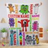 Original Cute Colorful Number Blocks Blanket Fleece Customized Blanket